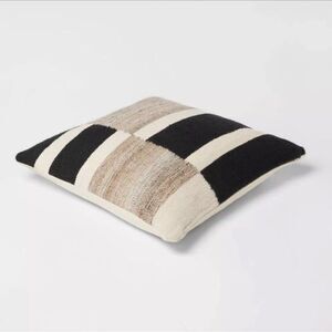 Threshold Woven Blocked Oversized 24x24” Throw Pillow